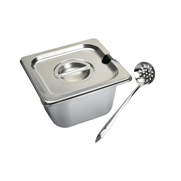 Hotel Pans, Deep Stainless Steel Steam Table Pan Catering Food Pan Chafing Dishes, Buffet Server Breading Tray for Food