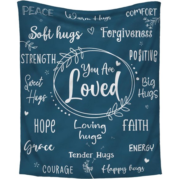 LHSHID Inspirational Gifts for Women Christmas Birthday Valentines Day Healing Gifts for Women Motivational Gift Ideas Inspirational Christian Gifts Faith Fleece Throw Blankets 40"x50"