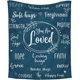 thumbnail image 1 of LHSHID Inspirational Gifts for Women Christmas Birthday Valentines Day Healing Gifts for Women Motivational Gift Ideas Inspirational Christian Gifts Faith Fleece Throw Blankets 30"x40", 1 of 7