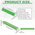 thumbnail image 2 of 22 Pin 5mm 0.2 Inch Pitch PCB Mount Screw Terminal Male Female, Green, 2 of 6