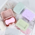 thumbnail image 3 of Billuyoard Caja de jabón de viaje a prueba de agua, soporte para baño, a prueba de fugas, bloqueable, práctico Color caramelo, accesorios Juegos de accesorios de baño Rosa, 3 of 6