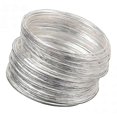 thumbnail image 3 of 50pcs Indian Style Silver Alloy Bracelet Bangles Set Women Stackable, 3 of 5