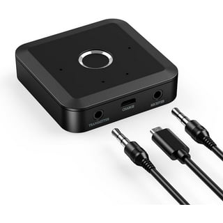 Monoprice Bluetooth 5 Long Range Transmitter and Receiver with aptX HD and  aptX Low Latency SBC AAC Toslink/Optical 3.5mm Aux