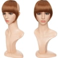 Bangs Accessory SEGO Bang Clip in Hair Extension Synthetic Hair Fake Bangs Blonde ...