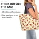 thumbnail image 2 of Fotbe Cartoon Popcorn Bolsa Tote Estética de Lona con Estampado para Mujer - Bolsa Reutilizable de Hombro Casual para Vacaciones, Compras, Trabajo y Gimnasio, 2 of 8
