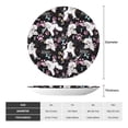 thumbnail image 2 of Disketp Cute Poodle Dog Ceramic Plate Dinner Plates Bone China Decorative Plates Art Ceramic Ornaments for Wall Hanging Decoration -10in, 2 of 6