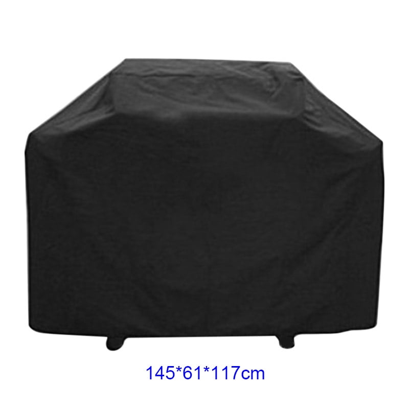 Outdoor Waterproof Dustdproof Gas BBQ Grill Barbecue Cover Protector Black 