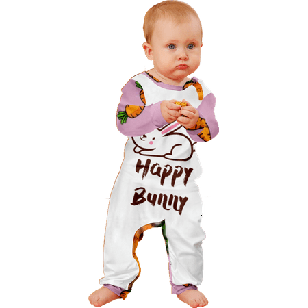 

Easter Outfit Baby Girl-Girl s Cute Cartoon Print Top And Longs Pajamas Set Easterr Bunny Egg Carrot Kawaii Pajamas Baby Size 70