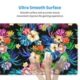 thumbnail image 6 of Disketp Gaming Mouse Pad Colorful Flowers Pattern Large Mouse Mat Long Extended Desk Pad Non-Slip Rubber Mice Pads Stitched Edges Thin Pad (11.8x31.5 Inch), 6 of 9
