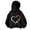 Z-Black391, variant on SonxaHe Little Girl Hoodies Lightweight Heart Prints Hooded Sweatshirt Kids Durable Relaxed Activewear Comfortable Hoodies Black,Size 5-6 Y
