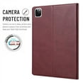 thumbnail image 5 of Dteck Case for Apple iPad Air 4th Generation 10.9-inch (2020 Released),Luxury PU Leather Card Holder Folio Flip iPad Pro 11" 2020/iPad Pro 11" 2018 Case Kickstand Shockproof Protective Cover,Winered, 5 of 6