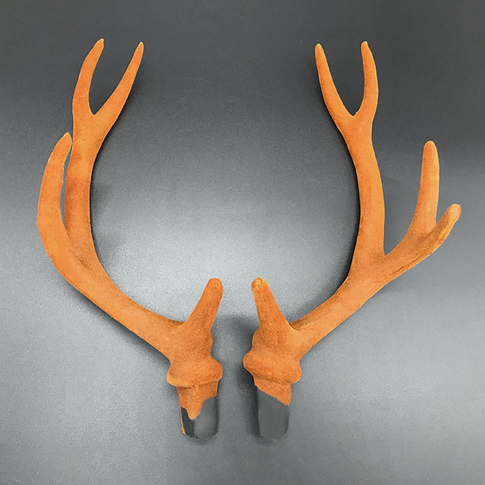 1 Pair XMas Simulation Plastic Deer Antlers Photograph Props DIY Home Decoration 