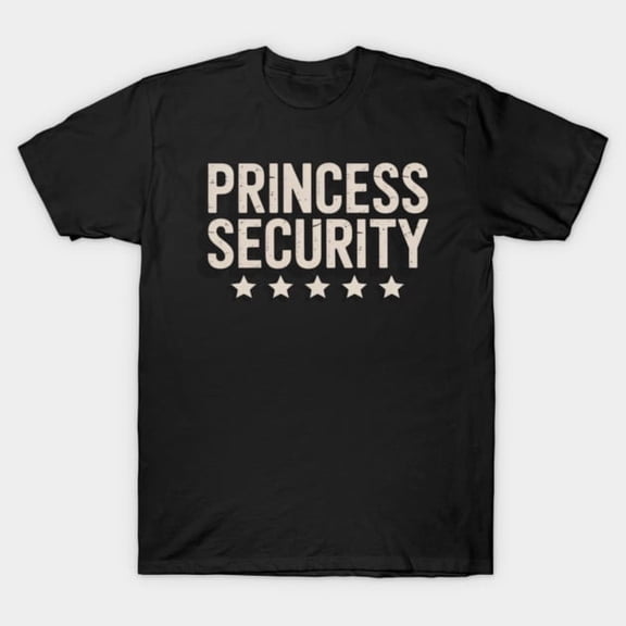 Princess Security Funny Halloween Retro Costume Dad Mom Group Matching - Thoughtful Gift Idea G3429 T-Shirt, for men and women, Up to Size 5XL