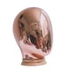 thumbnail image 1 of Estante de almacenamiento de gorras de cabeza de maniquí estable con soporte de madera Soporte de sombreros de mesa para Oro rosa, 1 of 9