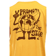 thumbnail image 6 of Quiksilver Men's T-Shirt Golden Yellow World Peace Graphic S/S (S11), 6 of 6