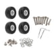 thumbnail image 3 of Kit de reparación de 4 ruedas de repuesto para maletas, ruedas giratorias de metal PU, reparación 45X18mm, 3 of 9