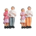 thumbnail image 3 of 25 Pack Figures People 1:87 Scale Model Railway Mixed Painted Passengers, 3 of 9