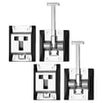 thumbnail image 1 of Lefu 2Pcs Door Retaining Latch Door Retainer Latch Catch Plate Hook & Spring Caravan, 1 of 4