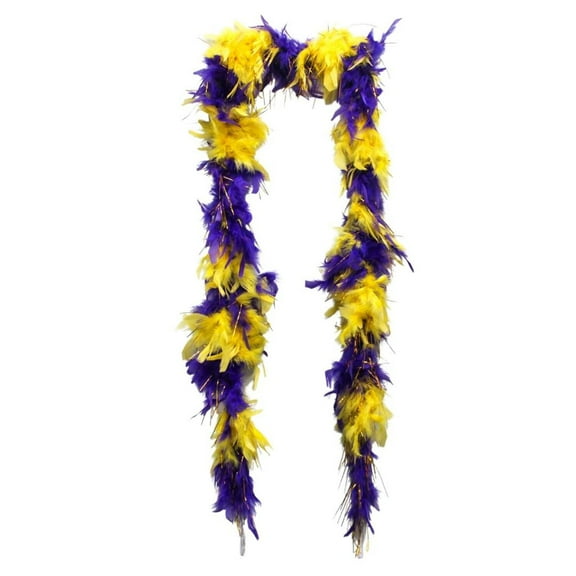 6' Purple and Gold Sectional Boa (Each)