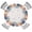 Beige, variant on Elastic Tablecloth for Round Tables Outdoor Fitted Tablecloths with Elastic Waterproof Wipeable Table Cloths for Indoor,Picnic,Kitchen,Dinner (52"-56")