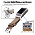 thumbnail image 3 of Genuine Leather Strap for Fitbit Charge 2, Replacement Band - Coffee Multicolor Coffee Coffee, 3 of 3