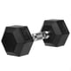 thumbnail image 2 of Par de Mancuernas Hexagonales Zoomster 7.5 kg con Recubrimiento de Goma, 2 of 8