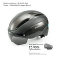 thumbnail image 2 of ROCKBROS Adult Mountain & Road Bike Helmet,Cycling Headgear With Anti-glare Goggles,Removable & Sun Visor, 2 of 13