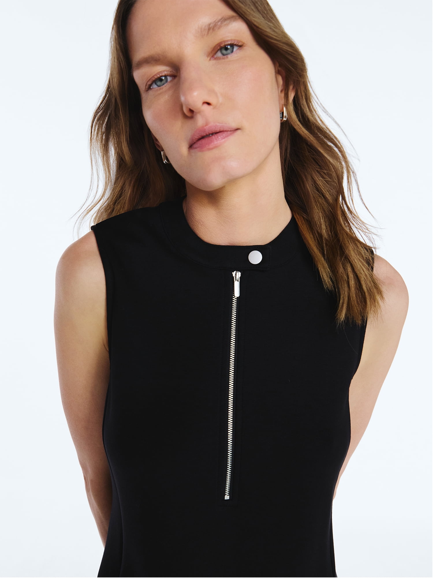 Scoop Women's New Scubaknit Moto Dress, Sizes XS-4X