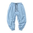 thumbnail image 4 of CONZONE Toddler Boys Workout Pants Elastic Waist Baggy Joggers for Child Drawstring Wide Leg Fall Casual Trousers with Pockets Size 2-3 Years, 4 of 5
