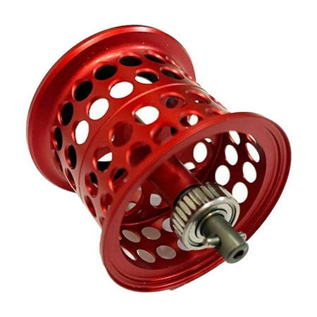 Fishing Reels Fishing Accessories Fishing Tackle Fishing Gear ForFor Sx Diy Shallow Spool Casting Reel Spool 7.1G With Bearing Red
