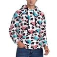 thumbnail image 2 of Sigee Heart Panda for Men's Pullover Hoodie Sweatshirts Adult Casual Long Sleeve Sweatshirts ,Sizes S-4XL-Large, 2 of 7