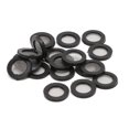 thumbnail image 4 of AOOOWER 20 Pieces Stainless Steel Filter Screen Rubber Seal Ring Washer Filter Gasket Rubber Washer for Water Faucet Shower for, 4 of 8