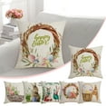 thumbnail image 4 of Ydojg Easter Bunny Pillow Covers European Home Cushion Bedroom Sofa Linen Pillow Covers, 4 of 4