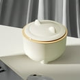 thumbnail image 2 of Kitchen Trash Can, Step-On Garbage Can with Lid, Tall Kitchen & Bathroom Trash Can, Small Office Waste Bin, Yellow - Xuniizn, 2 of 7