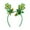 K, variant on LSLJS Headband-Patrick's Day Green Shamrock Clover Hats Headbands Leprechaun Headpieces Headbands for Women Festival