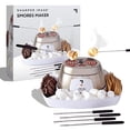 thumbnail image 2 of SHARPER IMAGE Machine à S'mores Électrique de Table pour l'Intérieur, Ensemble de 6 Pcs, Comprend 4 Brochettes et 4 Compartiments de Service, Nettoyage et Rangement Faciles, Sweet 16 Party, Plaisir Estival en Famille pour Enfants et Adultes, 2 of 10