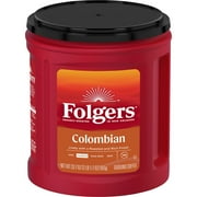 Folgers Colombian Ground Coffee, Medium Roast, 33.7 Ounce Canister