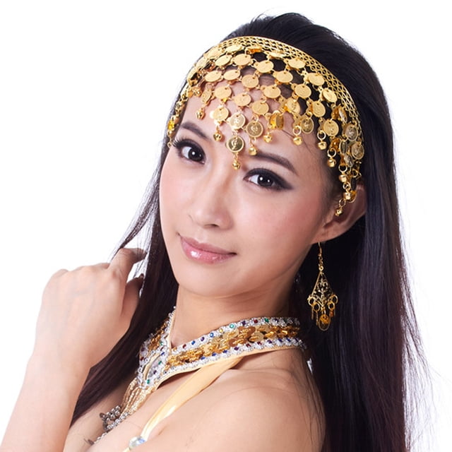 de Danza Cadena para Pelo Corona Diseño Estilo Gitano Colcomx Diadema para danza del vientre