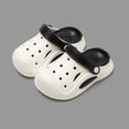 thumbnail image 3 of Krdevn Kids' Solid Color Clogs Lightweight Breathable Hollow Out Non-Slip Summer Beach Slip-On Casual Sandals,Sizes 3-4 Years, 3 of 4