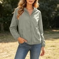thumbnail image 6 of Admvng Womens Lightweight Windproof Jacket Zipper Pocket Casual Outdoor Travel Wind Coat, 6 of 8