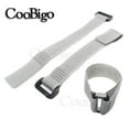 thumbnail image 1 of 12pcs Reverse Buckle Cable Strap Hook Loop Fastener Cable Ties Straps Magic Tape Nylon Sticky USB Finishing Tools Accessories Gray 20mm x 175mm, 1 of 6