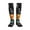 3 Black, variant on Solar System Paper Art Printed Sports Compression Socks - 15-20mmHg Graduated Compression, High-Performance Soft and Breathable Socks for Men and Women