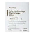thumbnail image 2 of McKesson Adhesive Bandages, Transparent Strips - Sterile, 1 in. x 3 in., 10 Count, 1 Pack, 2 of 4
