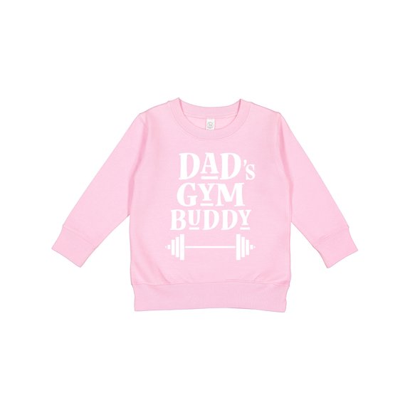 Inktastic Daddy Gym Buddy Workout Fitness Toddler Sweatshirt