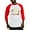 Red/White, variant on - Kitty Baseball Jersey - Cotton Baseball Jersey, 3/4 Raglan Sleeve Shirt