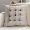thumbnail image 4 of Pklyzj Indoor/Outdoor Chair Cushions Seat 11 Colors Optional Solid Color Sanded Thick Chair Cushion Soft Comfortable Warm Chair Cushion Summer Savings Clearance, 4 of 6