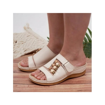 

Avamo Womens Wedge Heels Sandals Casual Slip On Slipper Platform Mules Shoes