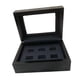 thumbnail image 4 of Vitrina para Anillos, Almacenamiento de Anillos de Madera, Forro de Cuero Sintético, Ventana Transparente, Resistente a Los Arañazos, Joyero Funcional 6 hoyos, 4 of 9