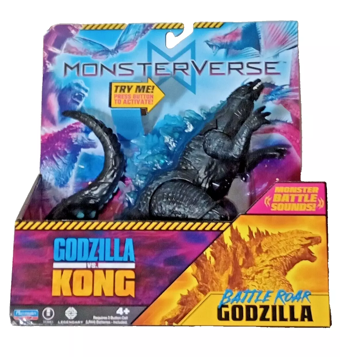 2025 Godzilla vs Kong Monster Sounds Battle Roar HEAT RAY GODZILLA