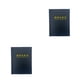 thumbnail image 1 of Bewildely Hogar 60 bolsillos monedas Mini colección almacenamiento Protector libro portátil fichas sellos álbum carpeta organizador dinero Negro 2piezas, 1 of 6